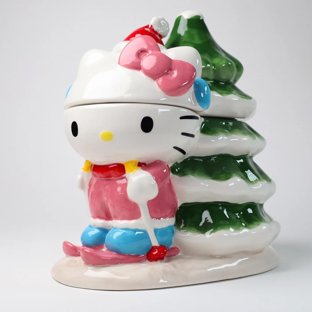 Amazon.com - Hello Kitty Holiday Downhill Fun Cookie Jar, 8.25